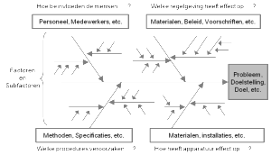 Visgraat-diagram - voorbeeld